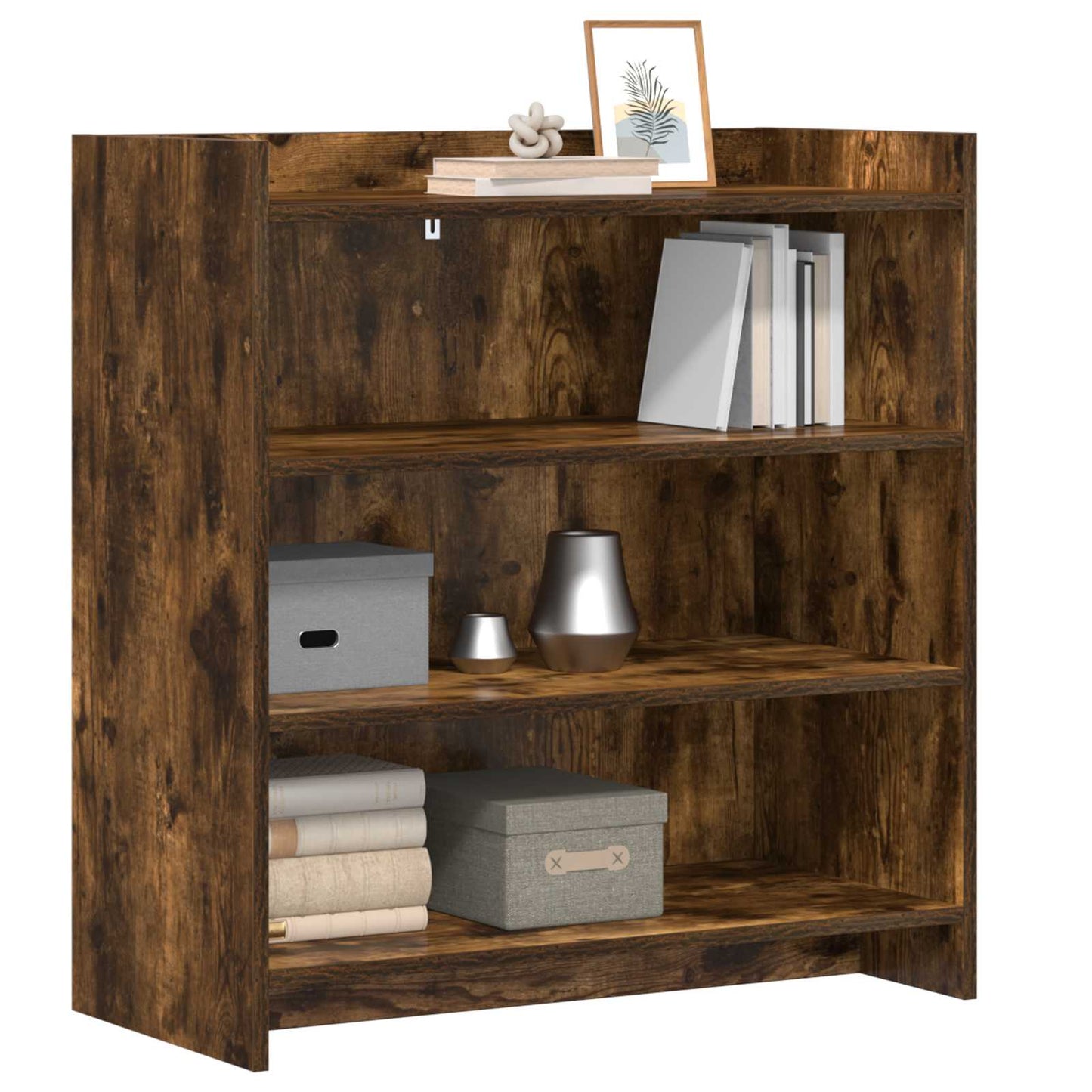 Sideboard Røget eg 75 x 36 x 80 cm Konstrueret træ