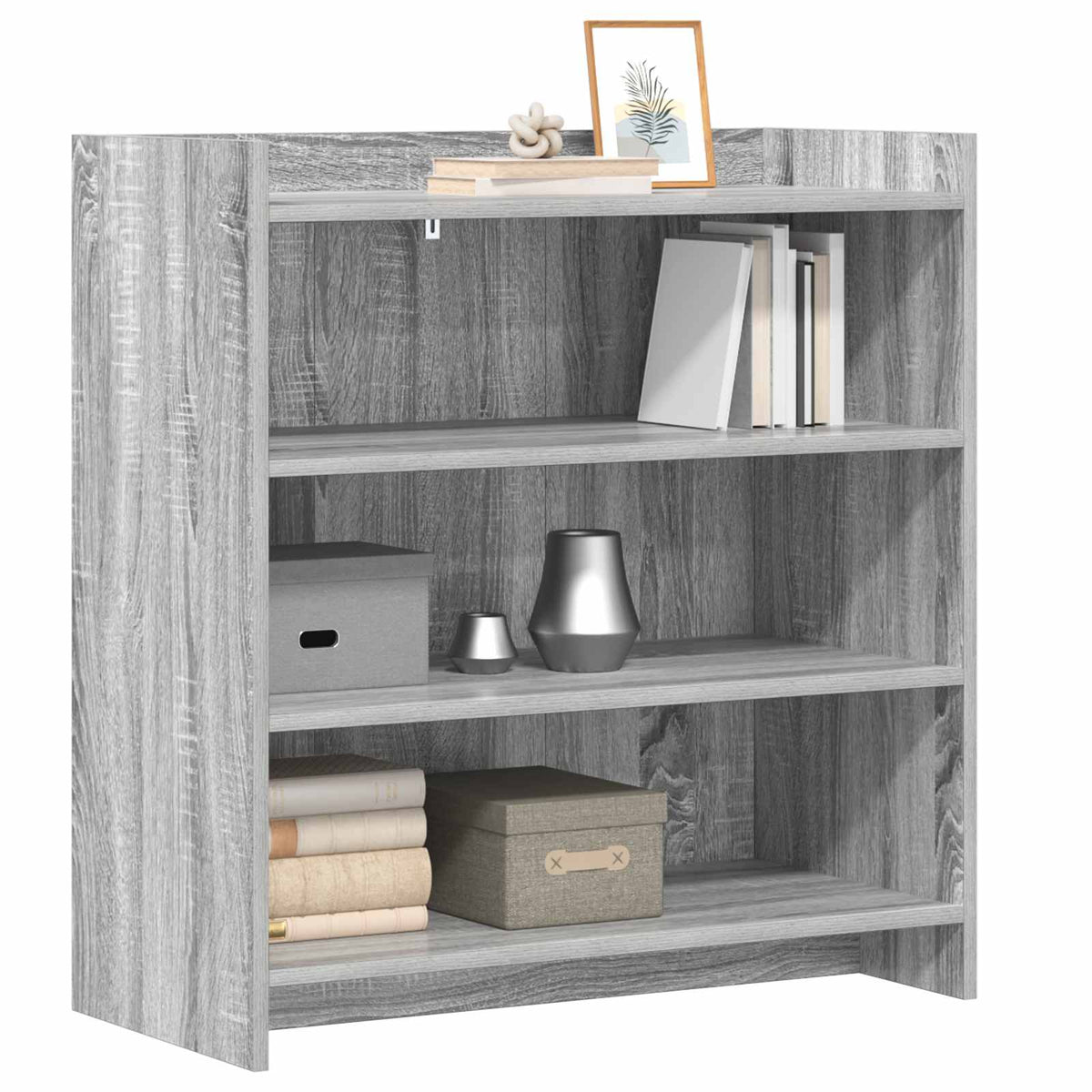 Sideboard Grå Sonoma 75 x 36 x 80 cm Konstrueret træ