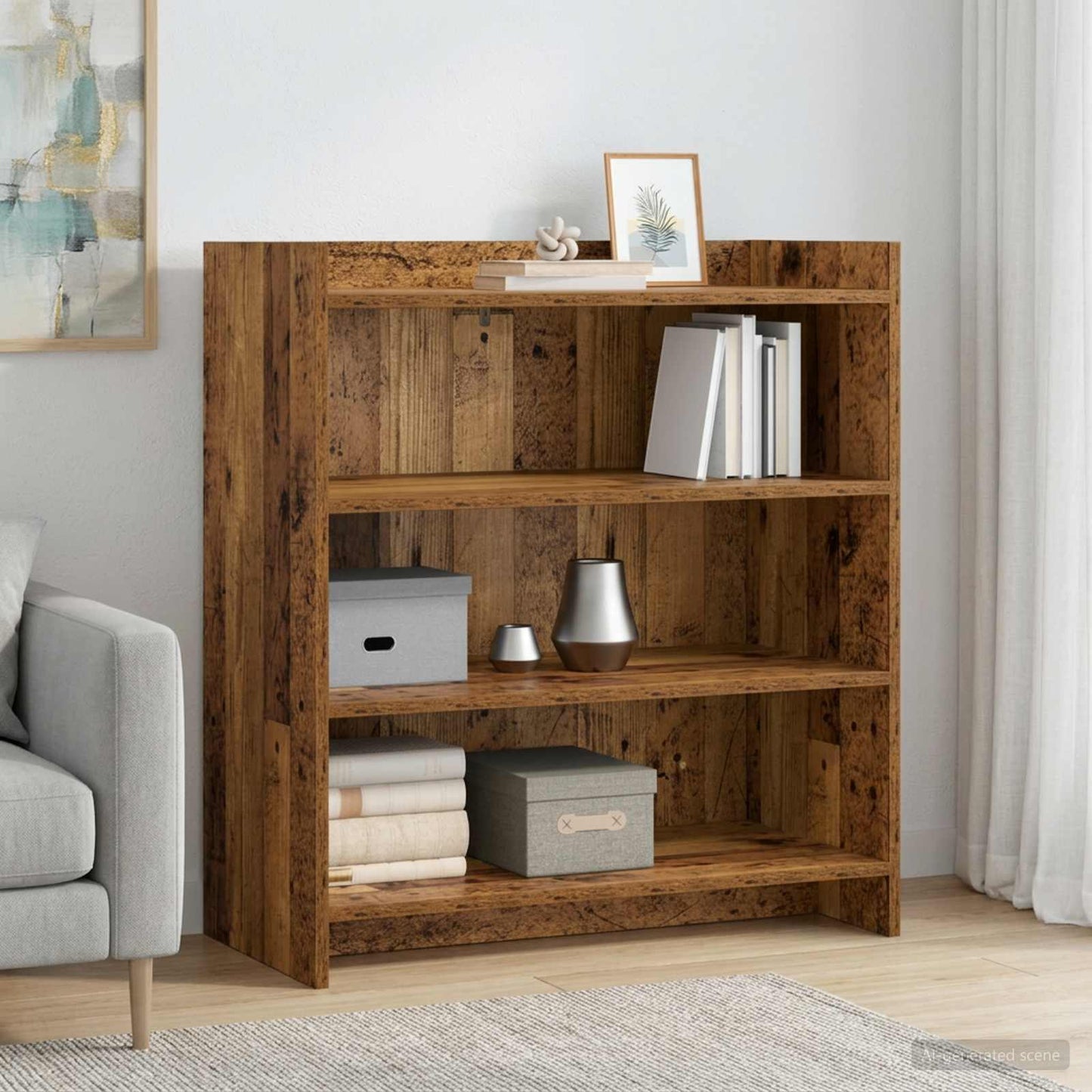 Sideboard Gammelt træ 75 x 36 x 80 cm Konstrueret træ