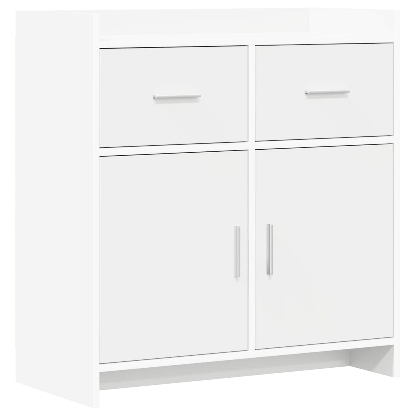 Sideboard Hvid 75 x 36 x 80 cm Konstrueret træ