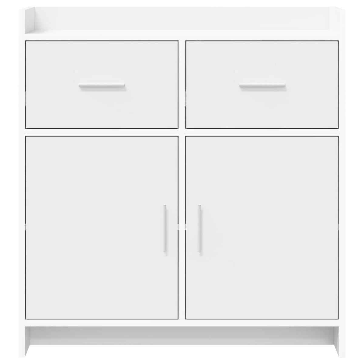 Sideboard Hvid 75 x 36 x 80 cm Konstrueret træ