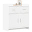 Sideboard Hvid 75 x 36 x 80 cm Konstrueret træ