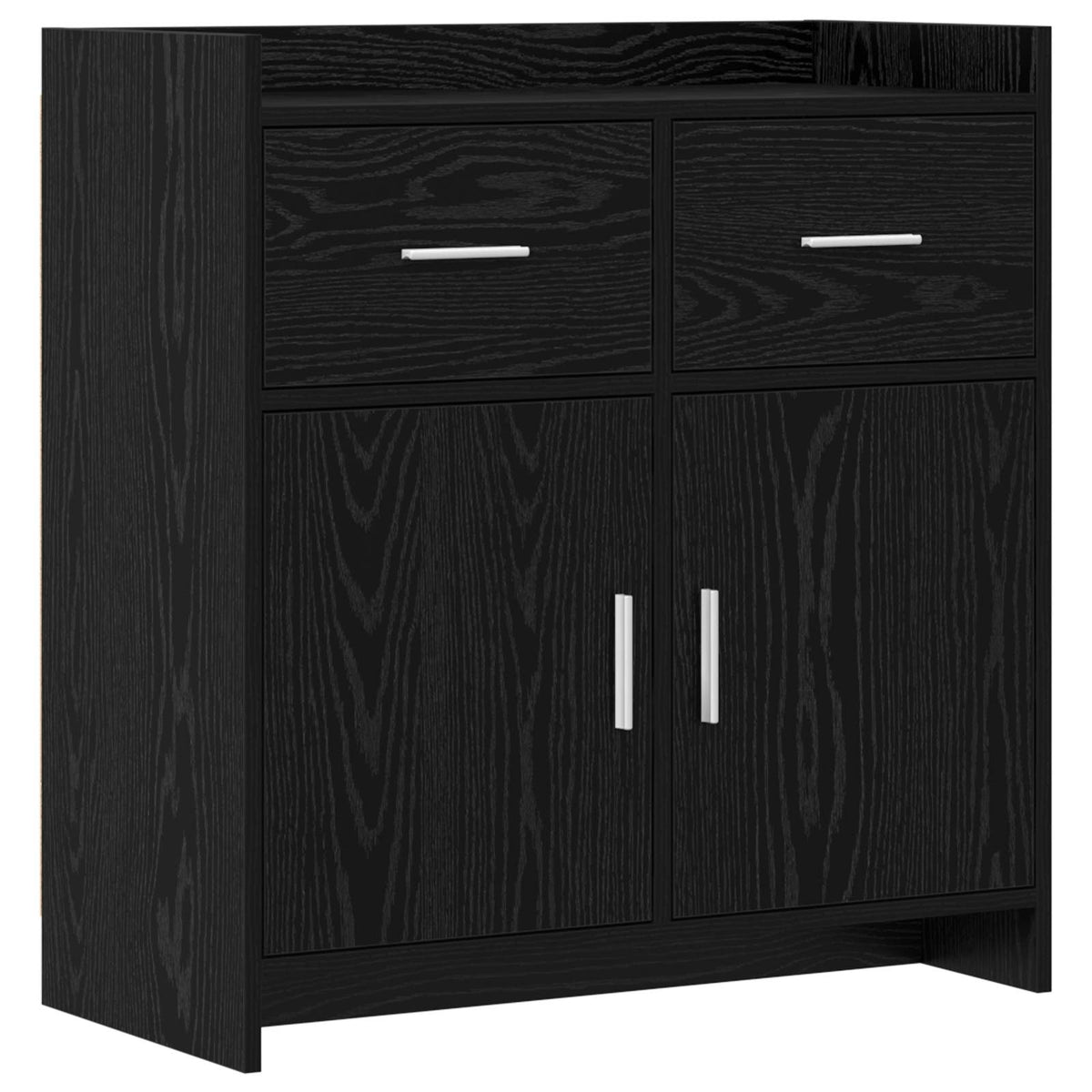 Sideboard Sort eg 75 x 36 x 80 cm Konstrueret træ