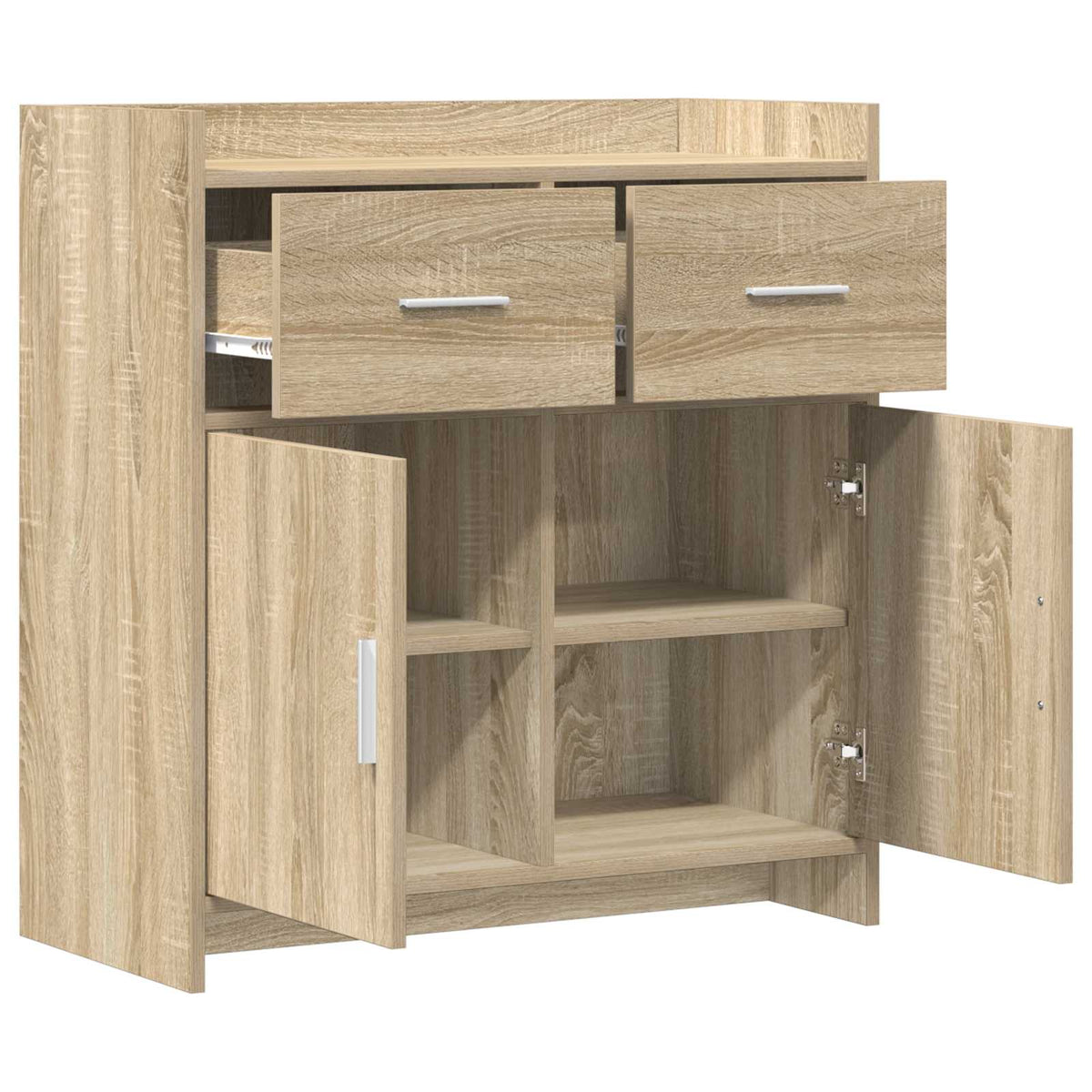 Sideboard Sonoma-eg 75 x 36 x 80 cm Konstrueret træ