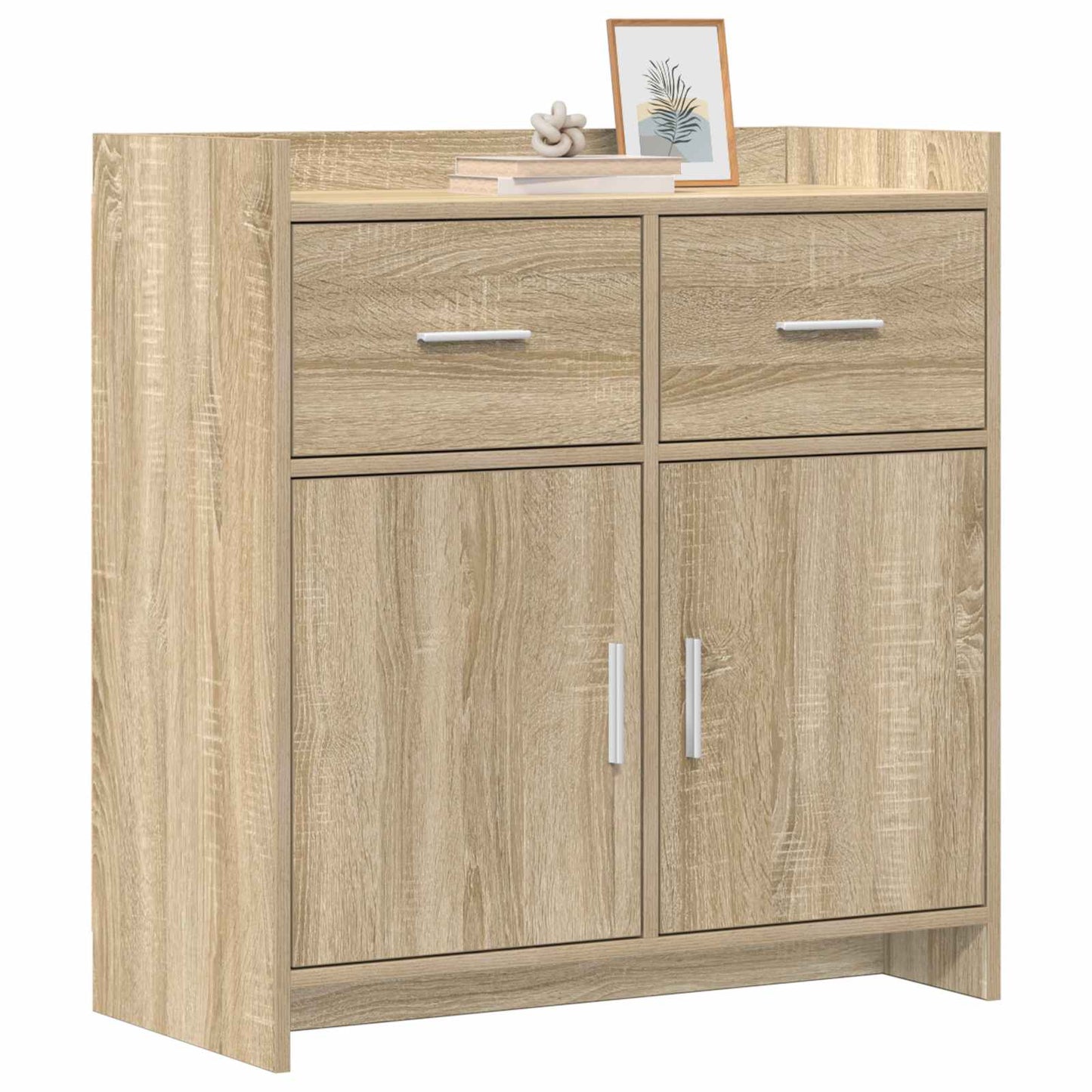 Sideboard Sonoma-eg 75 x 36 x 80 cm Konstrueret træ