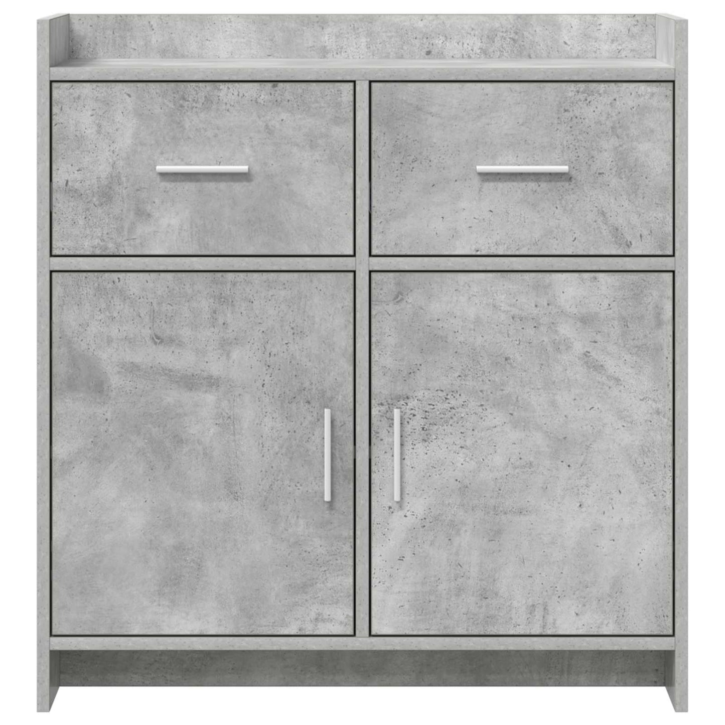 Sideboard Betongrå 75 x 36 x 80 cm Konstrueret træ