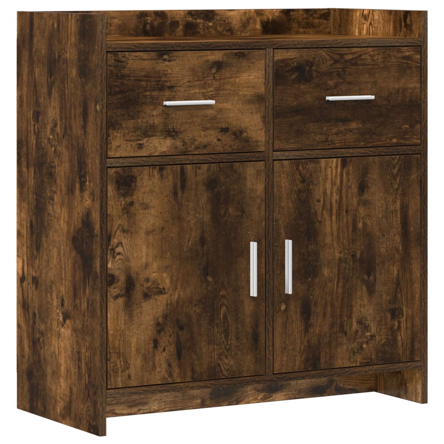 Sideboard Røget eg 75 x 36 x 80 cm Konstrueret træ