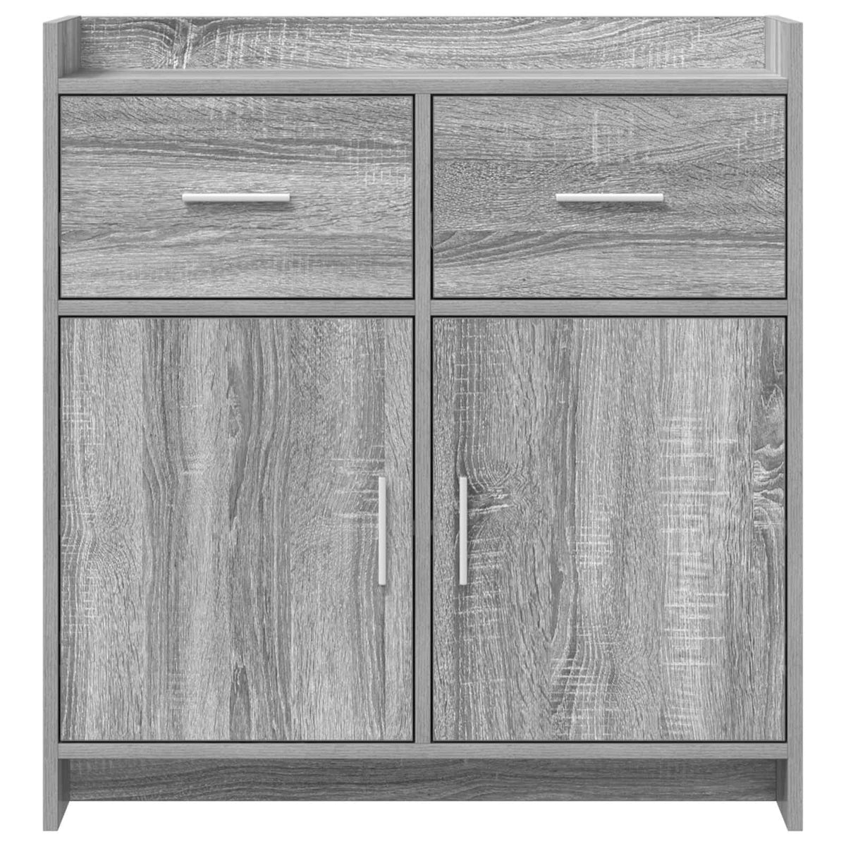 Sideboard Grå Sonoma 75 x 36 x 80 cm Konstrueret træ