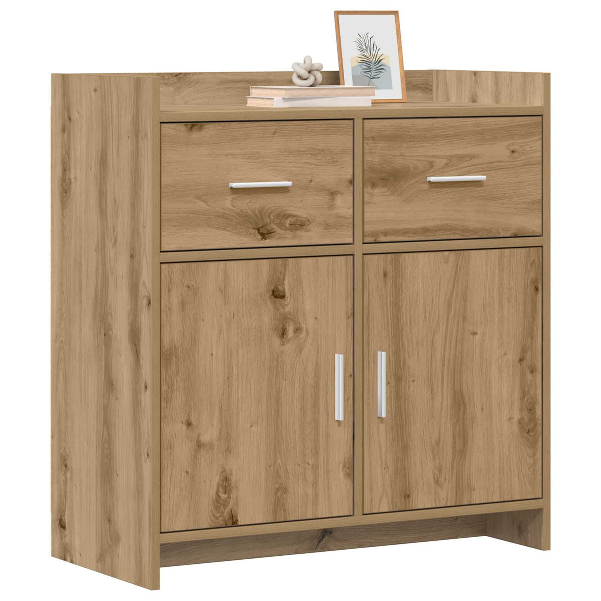 Sideboard Artisan-eg 75 x 36 x 80 cm Konstrueret træ