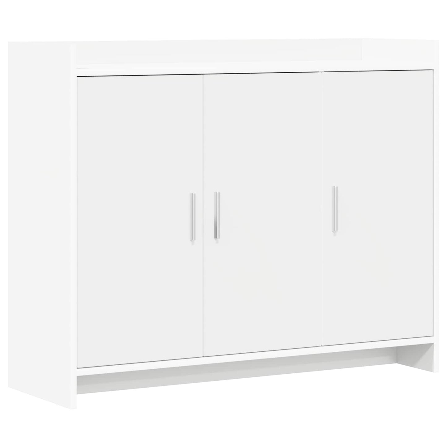 Sideboard Hvid 98,5 x 33 x 80 cm Konstrueret træ