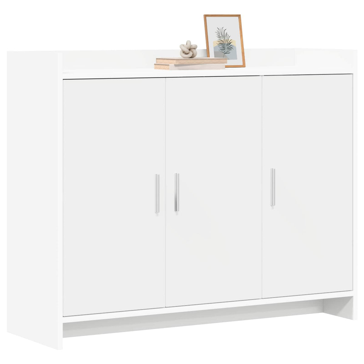 Sideboard Hvid 98,5 x 33 x 80 cm Konstrueret træ