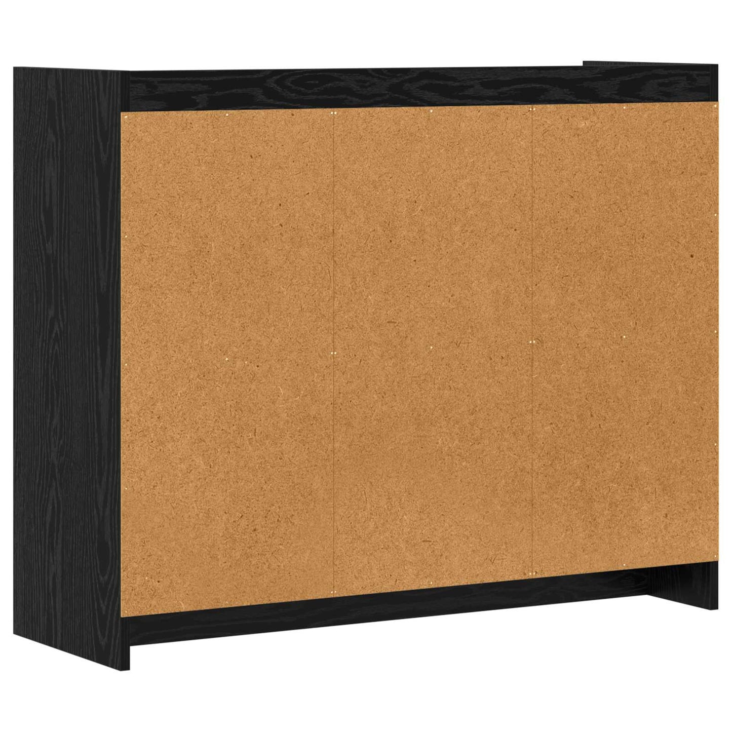 Sideboard Sort eg 98,5 x 33 x 80 cm Konstrueret træ