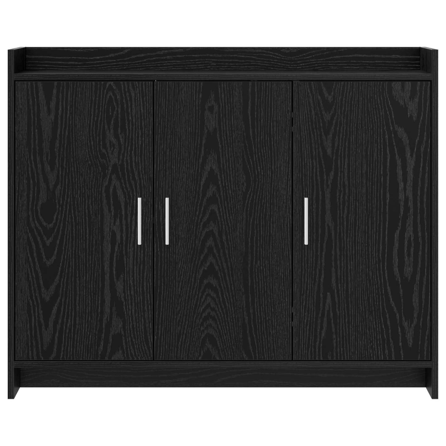 Sideboard Sort eg 98,5 x 33 x 80 cm Konstrueret træ