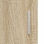 Sideboard Sonoma-eg 98,5 x 33 x 80 cm Konstrueret træ