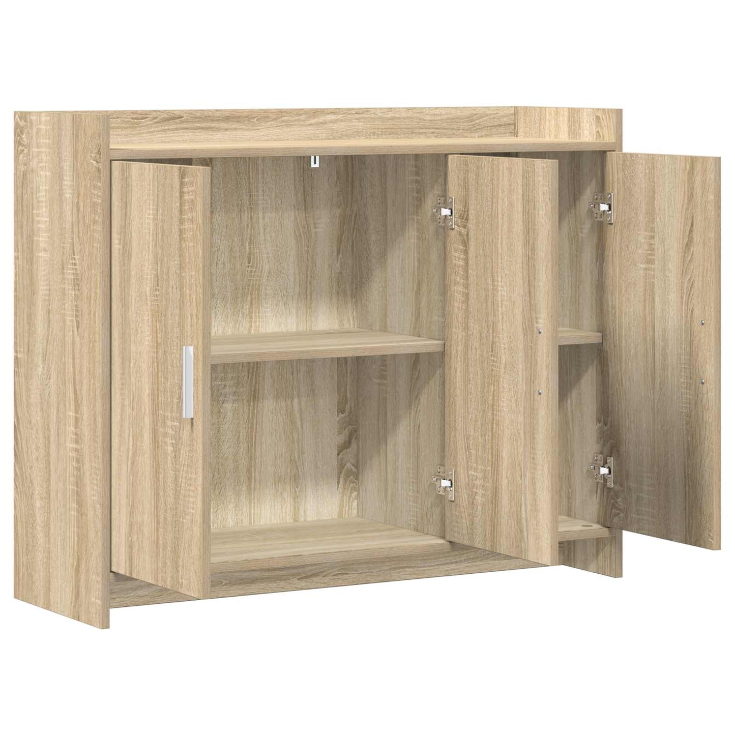 Sideboard Sonoma-eg 98,5 x 33 x 80 cm Konstrueret træ