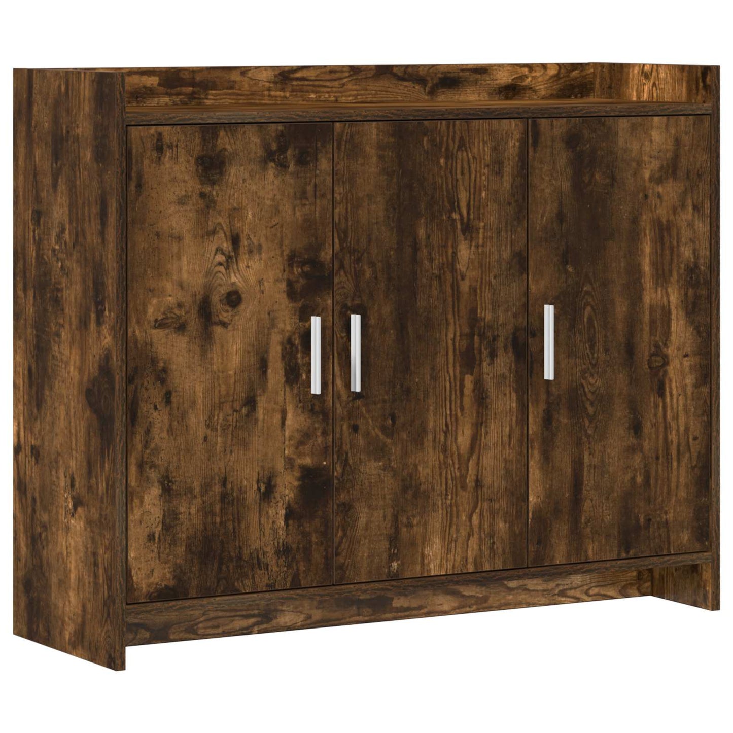 Sideboard Røget eg 98,5 x 33 x 80 cm Konstrueret træ