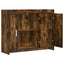 Sideboard Røget eg 98,5 x 33 x 80 cm Konstrueret træ