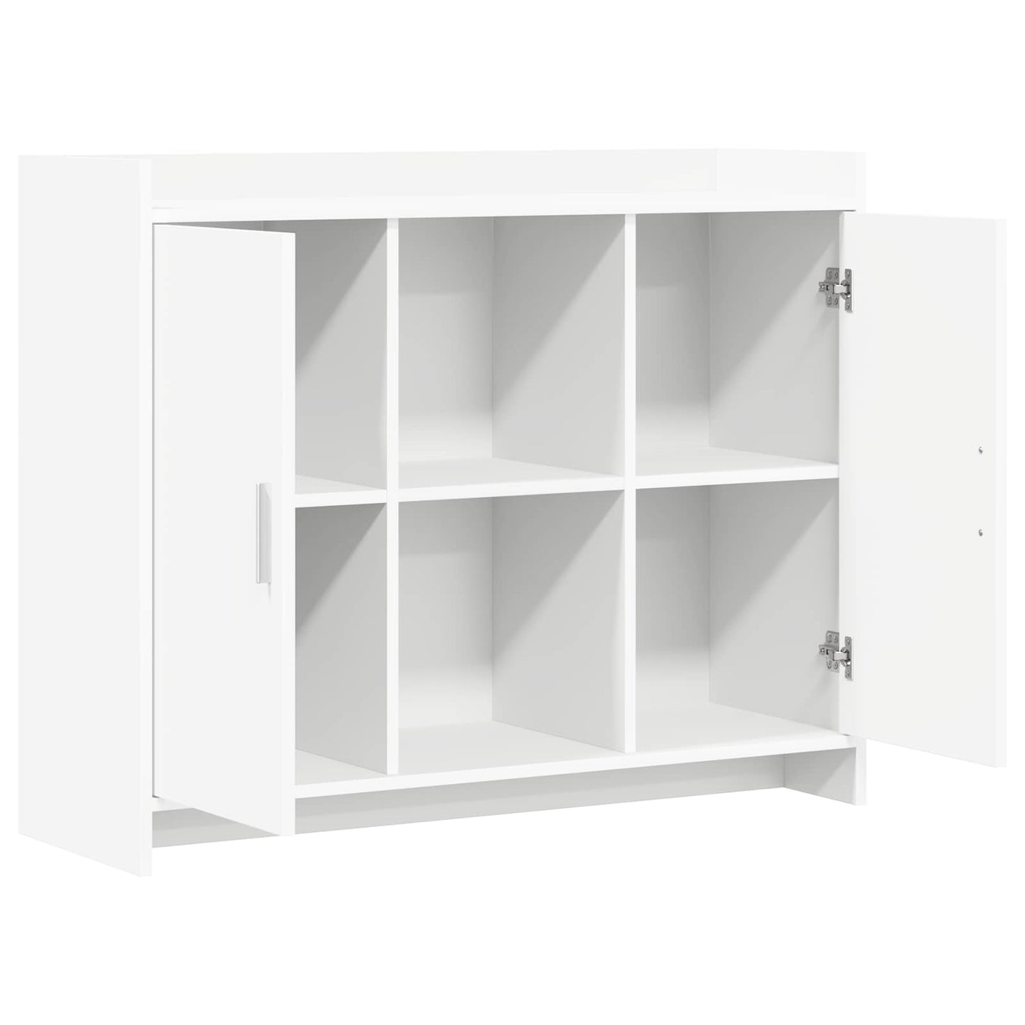 Sideboard Hvid 98,5 x 33 x 80 cm Konstrueret træ