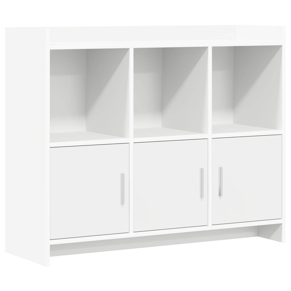 Sideboard Hvid 98,5 x 33 x 80 cm Konstrueret træ