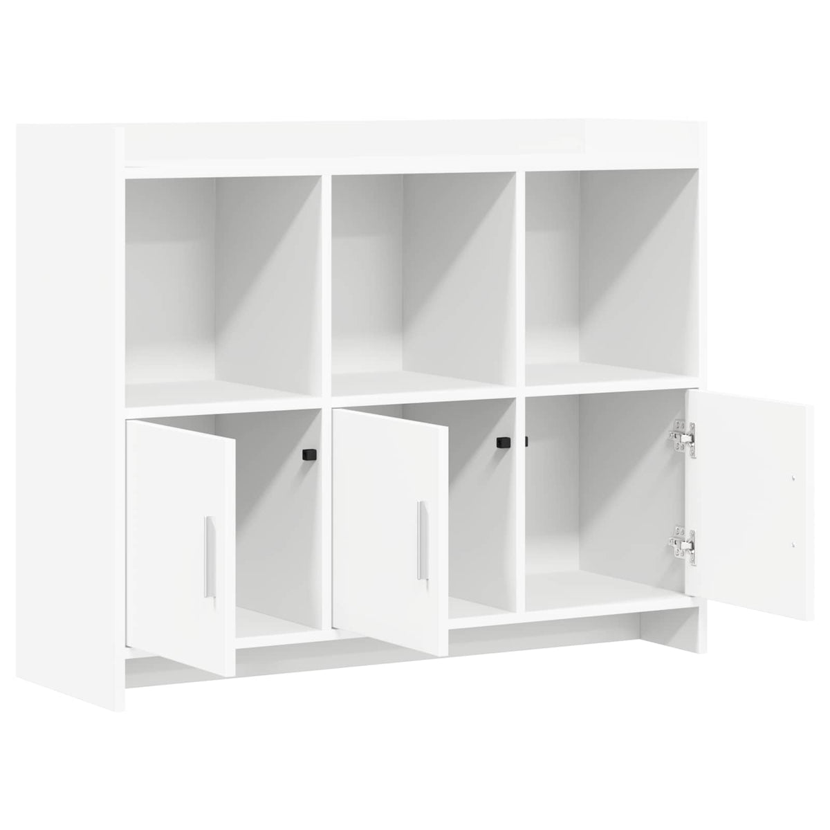 Sideboard Hvid 98,5 x 33 x 80 cm Konstrueret træ