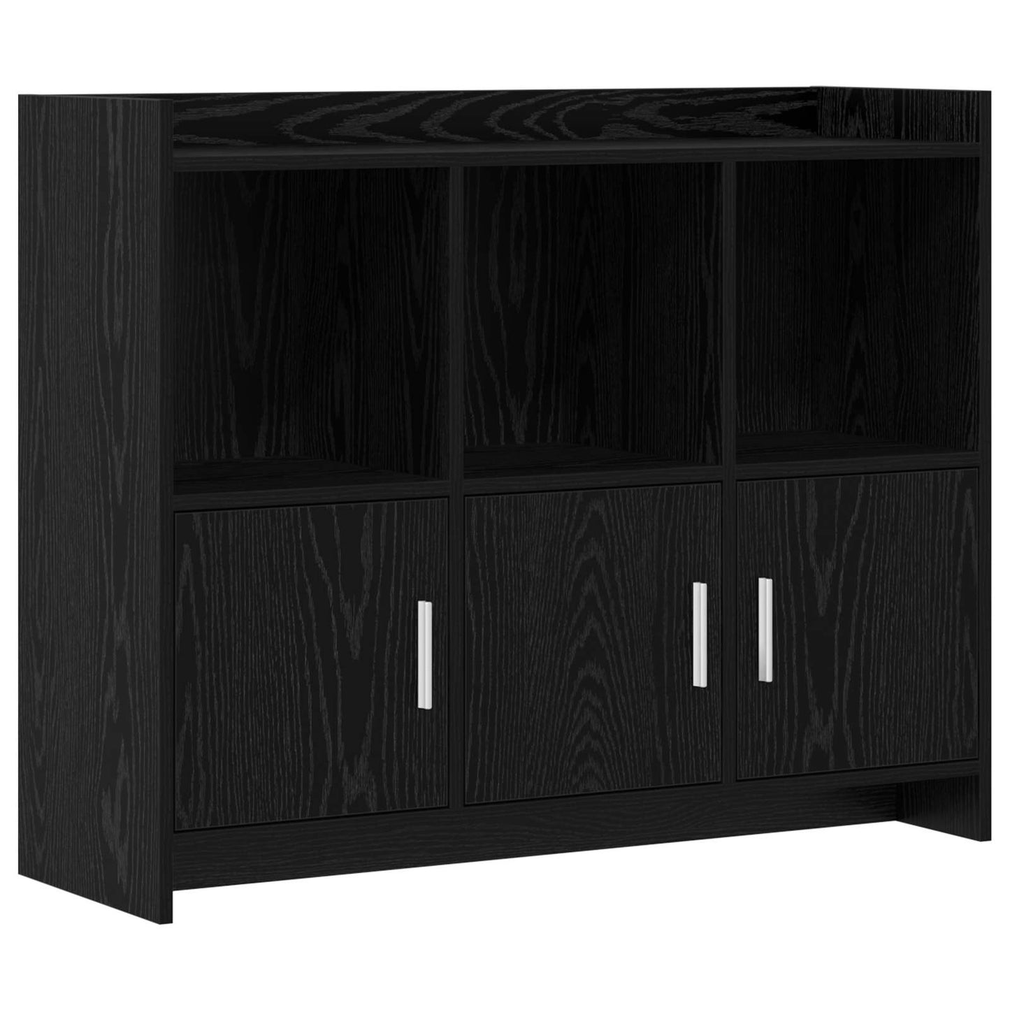 Sideboard Sort eg 98,5 x 33 x 80 cm Konstrueret træ