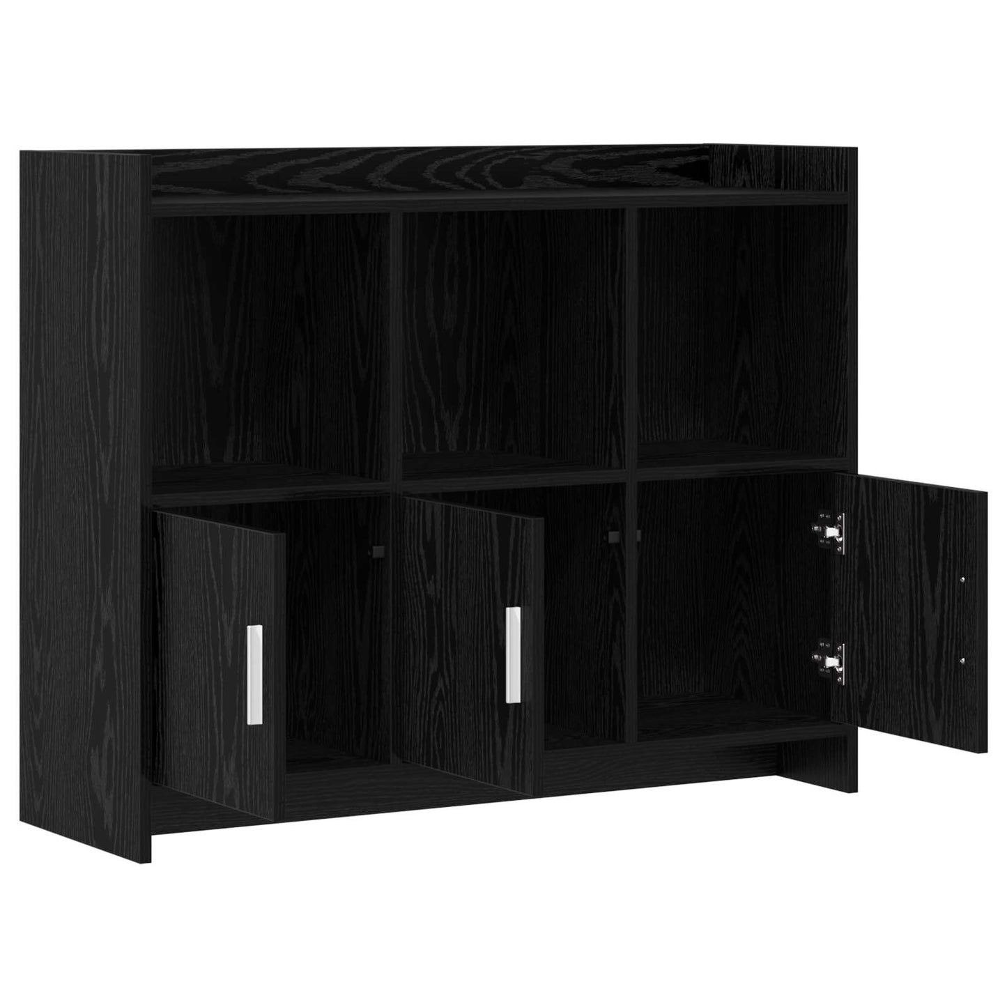 Sideboard Sort eg 98,5 x 33 x 80 cm Konstrueret træ