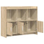 Sideboard Sonoma-eg 98,5 x 33 x 80 cm Konstrueret træ