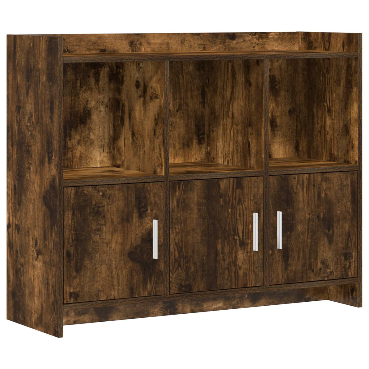 Sideboard Røget eg 98,5 x 33 x 80 cm Konstrueret træ
