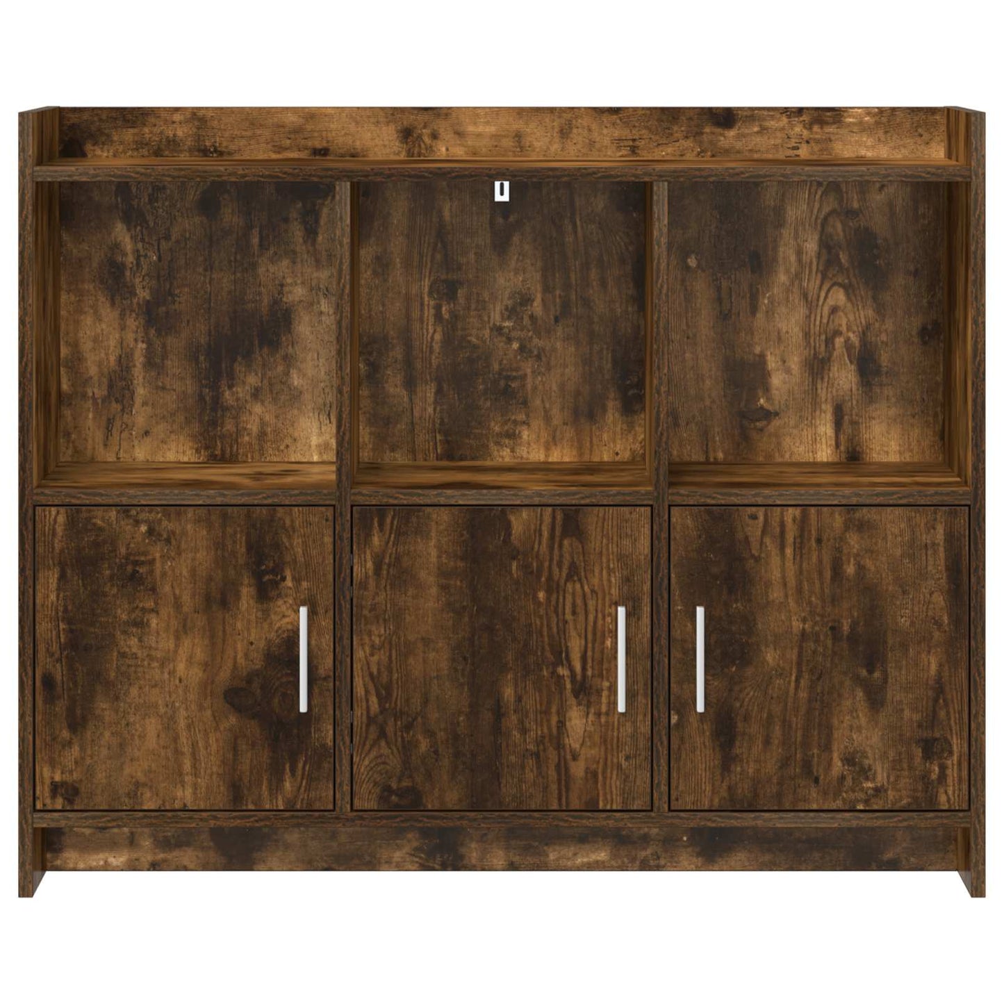 Sideboard Røget eg 98,5 x 33 x 80 cm Konstrueret træ
