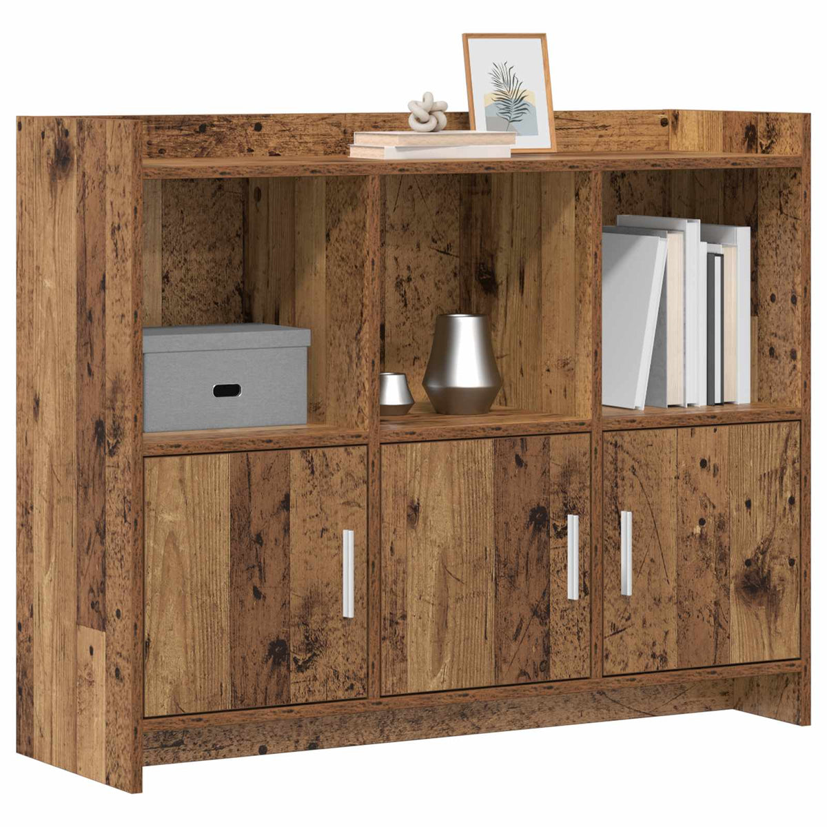 Sideboard Gammelt træ 98,5 x 33 x 80 cm Konstrueret træ