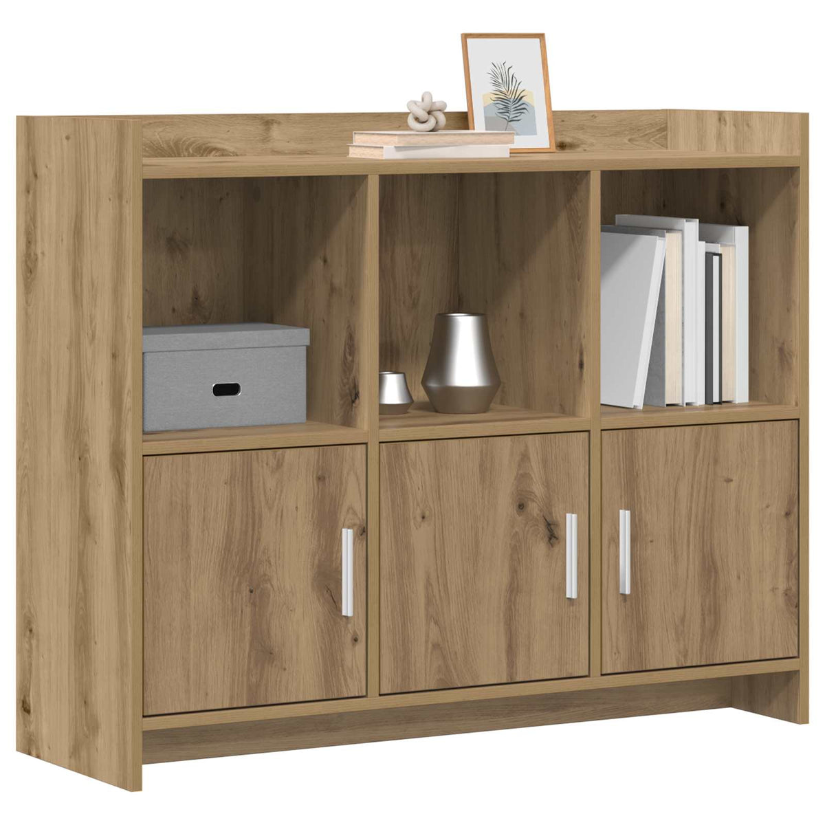 Sideboard Artisan-eg 98,5 x 33 x 80 cm Konstrueret træ