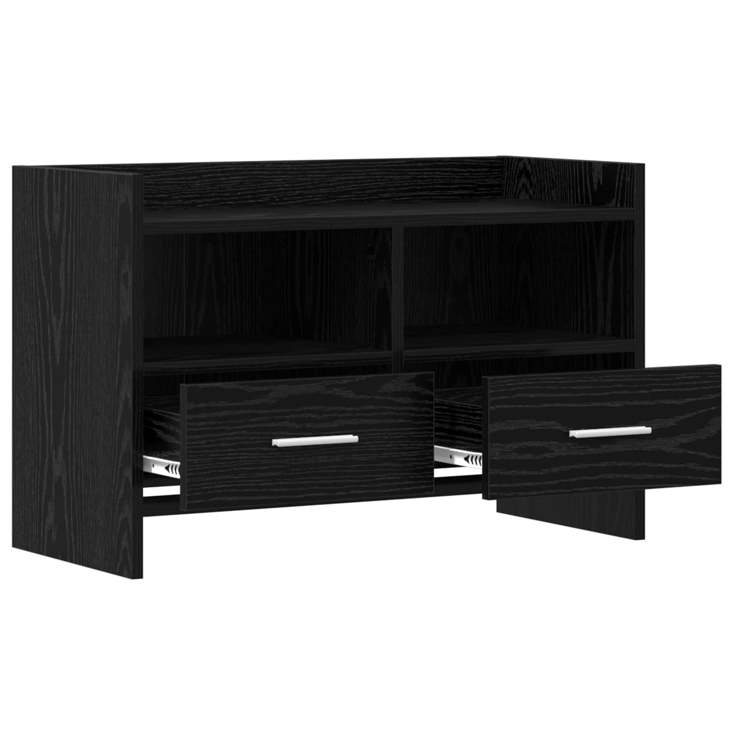 TV-skab 71,5 x 33 x 47 cm Sort eg Konstrueret træ