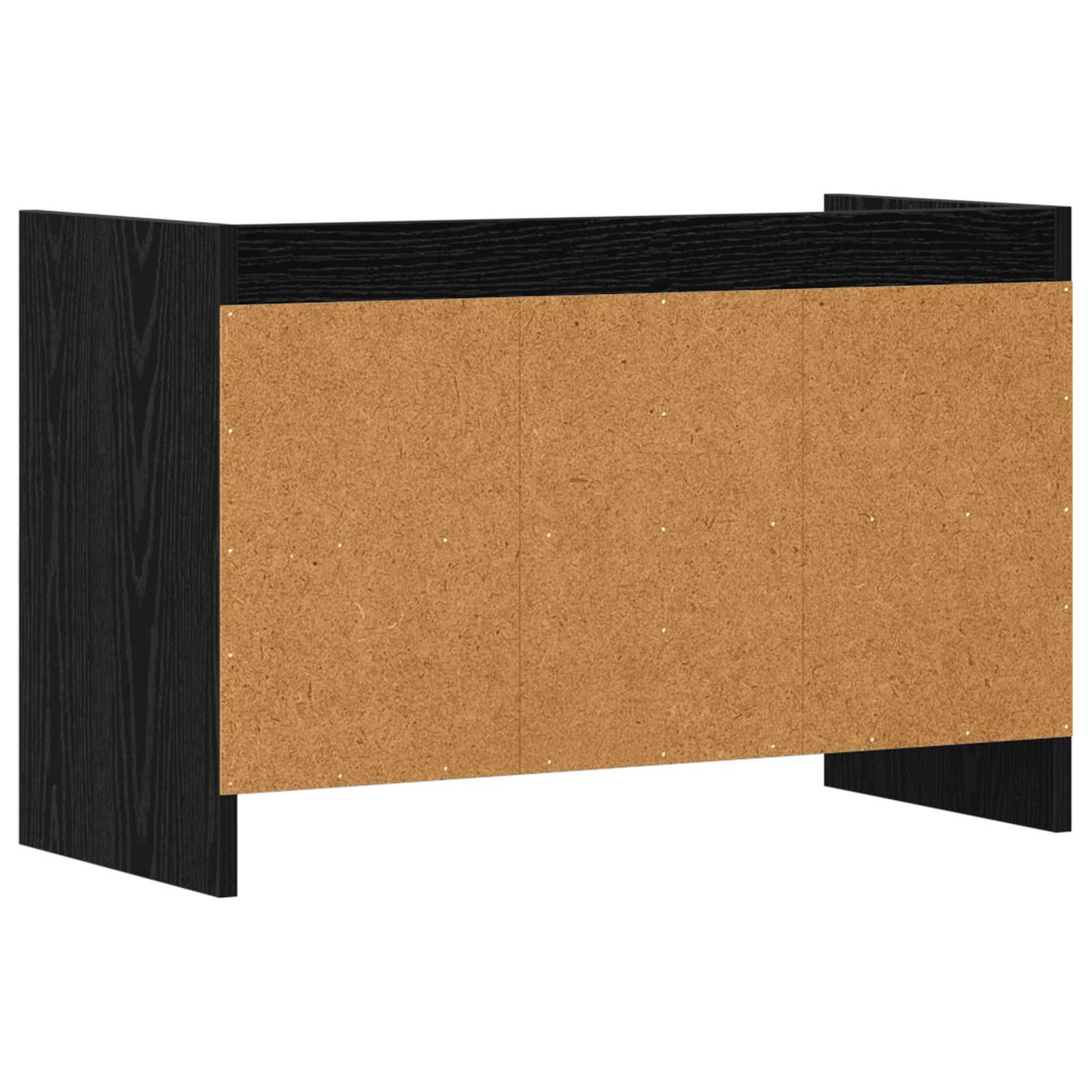 TV-skab 71,5 x 33 x 47 cm Sort eg Konstrueret træ