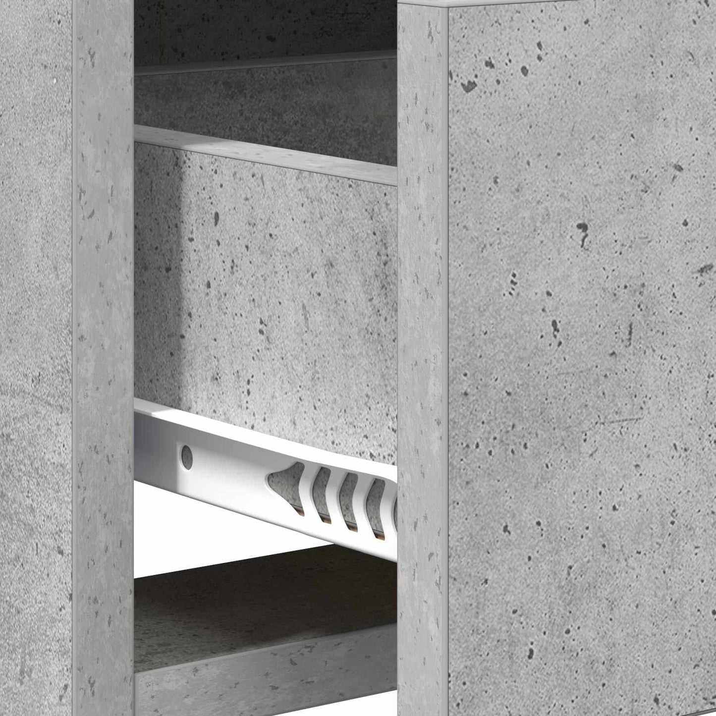 TV-skab 71,5 x 33 x 47 cm Betongrå Konstrueret træ