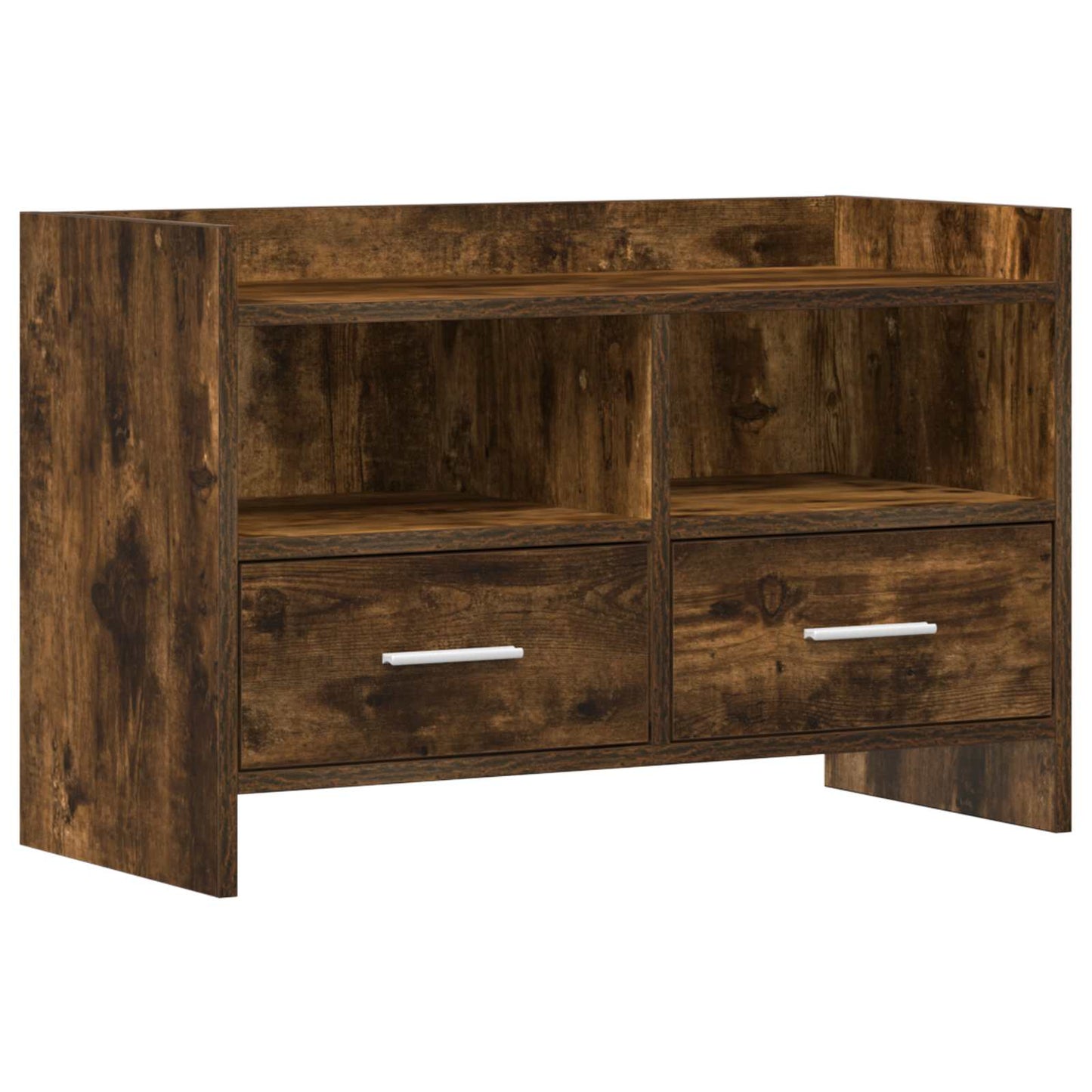 TV-skab 71,5 x 33 x 47 cm Røget eg Konstrueret træ