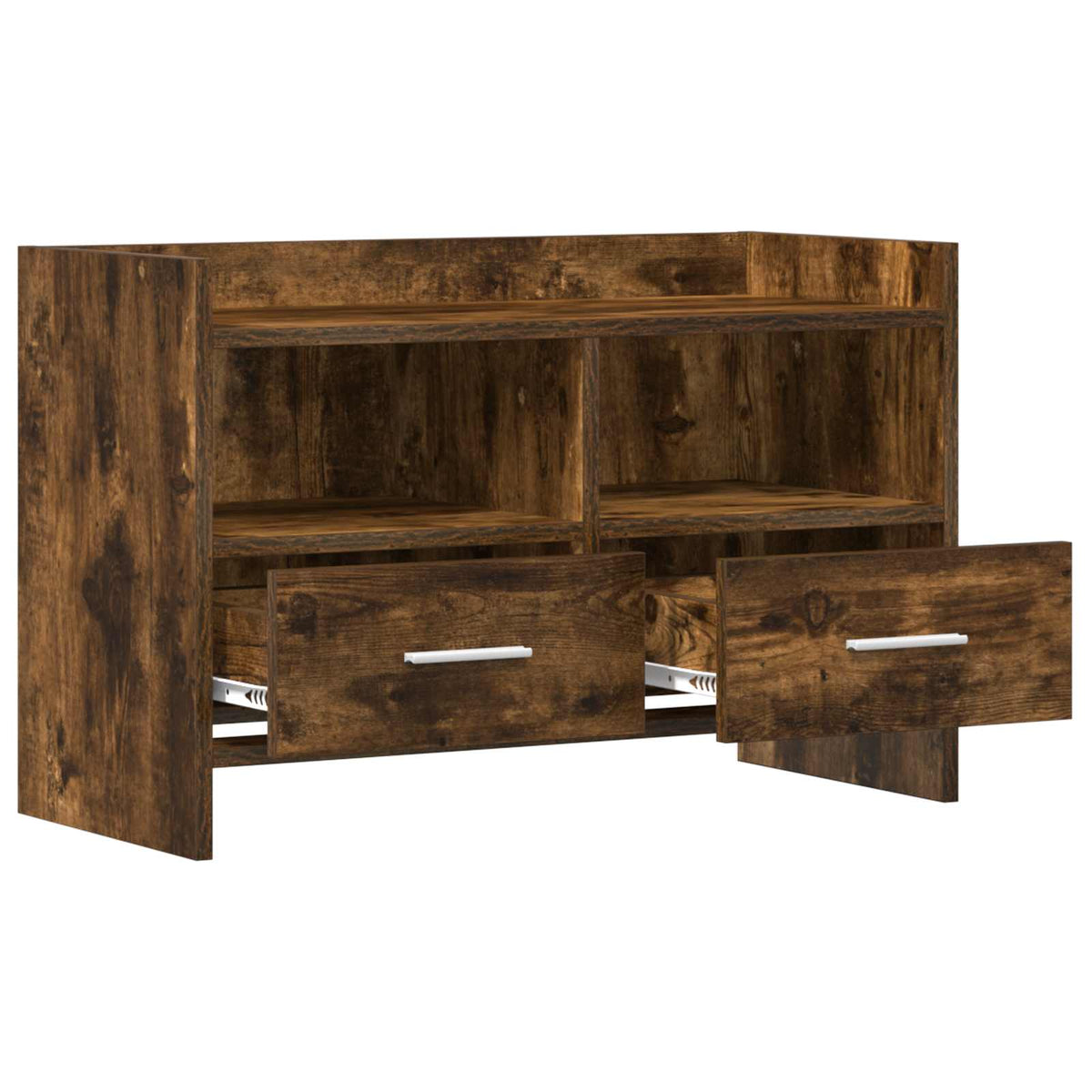 TV-skab 71,5 x 33 x 47 cm Røget eg Konstrueret træ