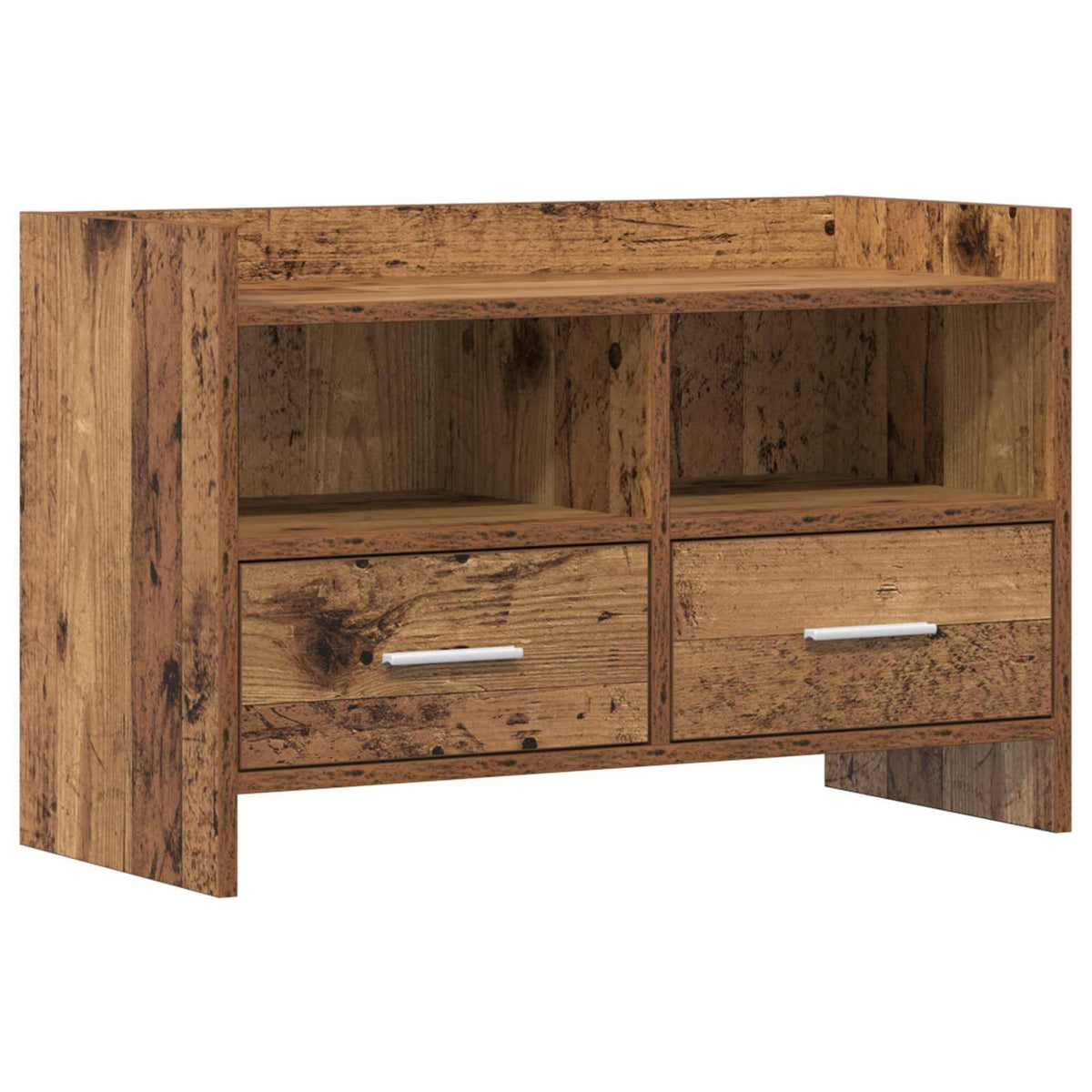 TV-skab 71,5 x 33 x 47 cm Gammelt træ Konstrueret træ