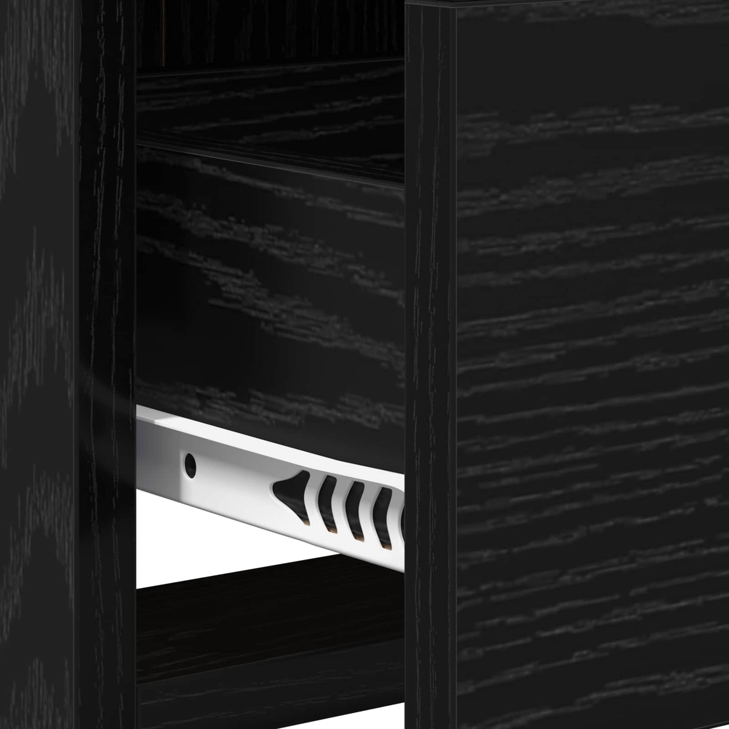 TV-skab 100 x 33 x 47 cm Sort eg Konstrueret træ