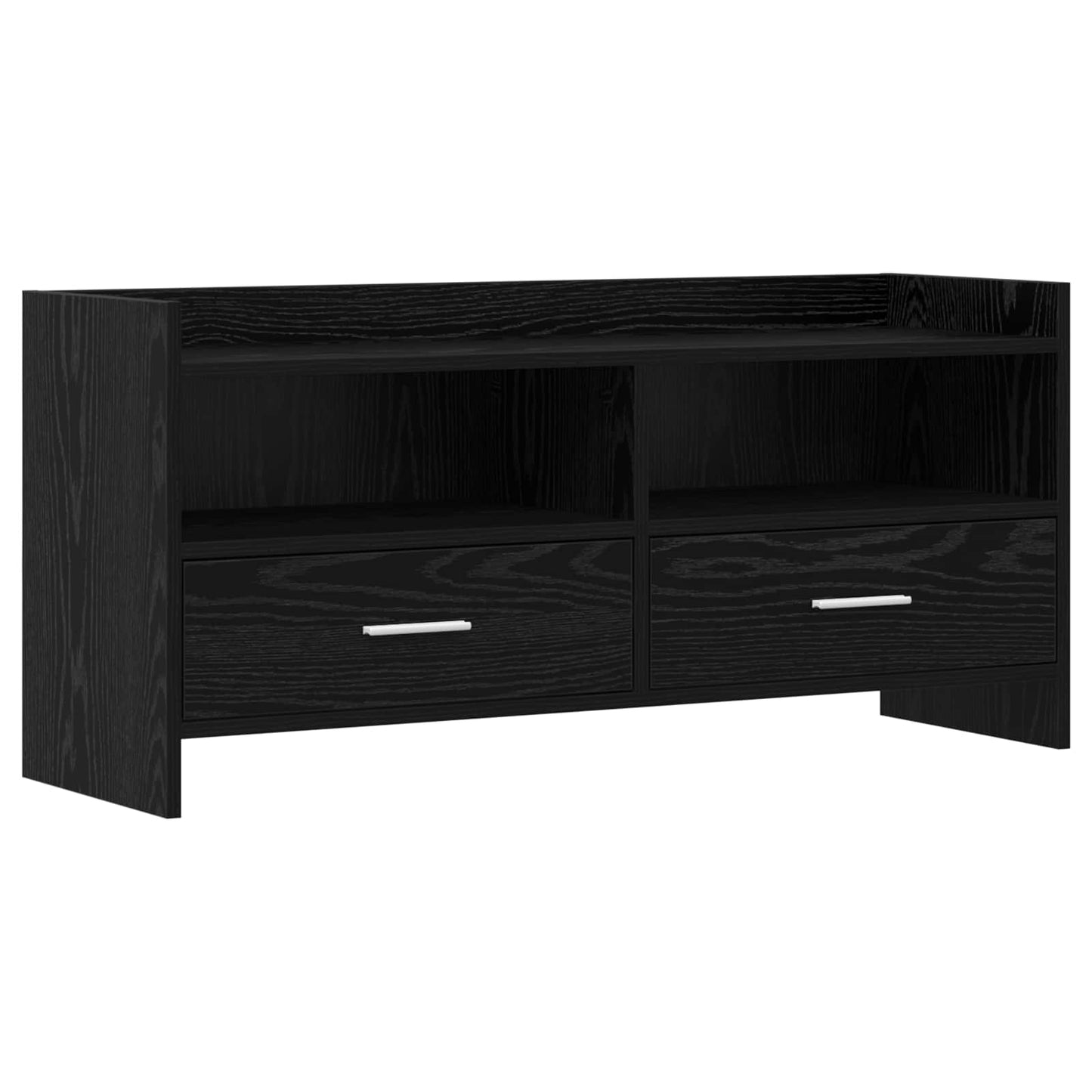 TV-skab 100 x 33 x 47 cm Sort eg Konstrueret træ