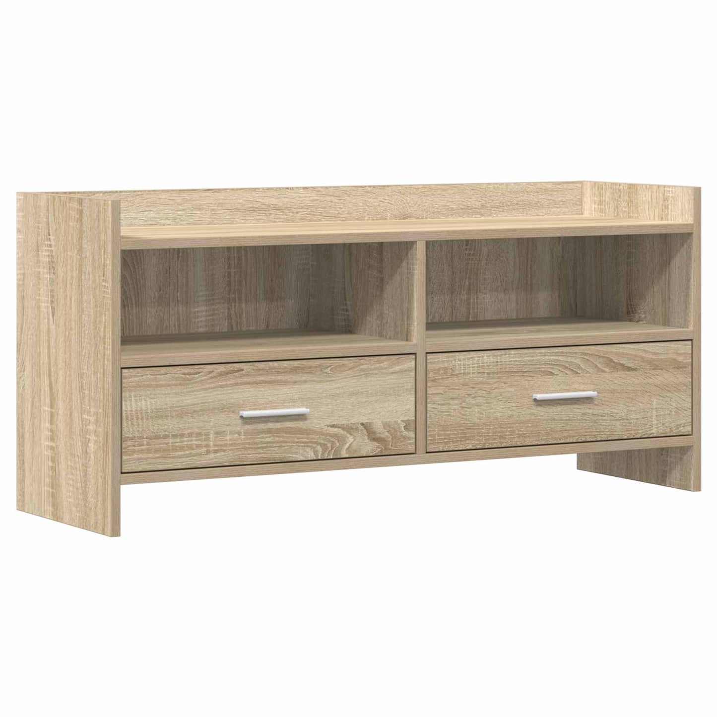 TV-skab 100 x 33 x 47 cm Sonoma-eg Konstrueret træ