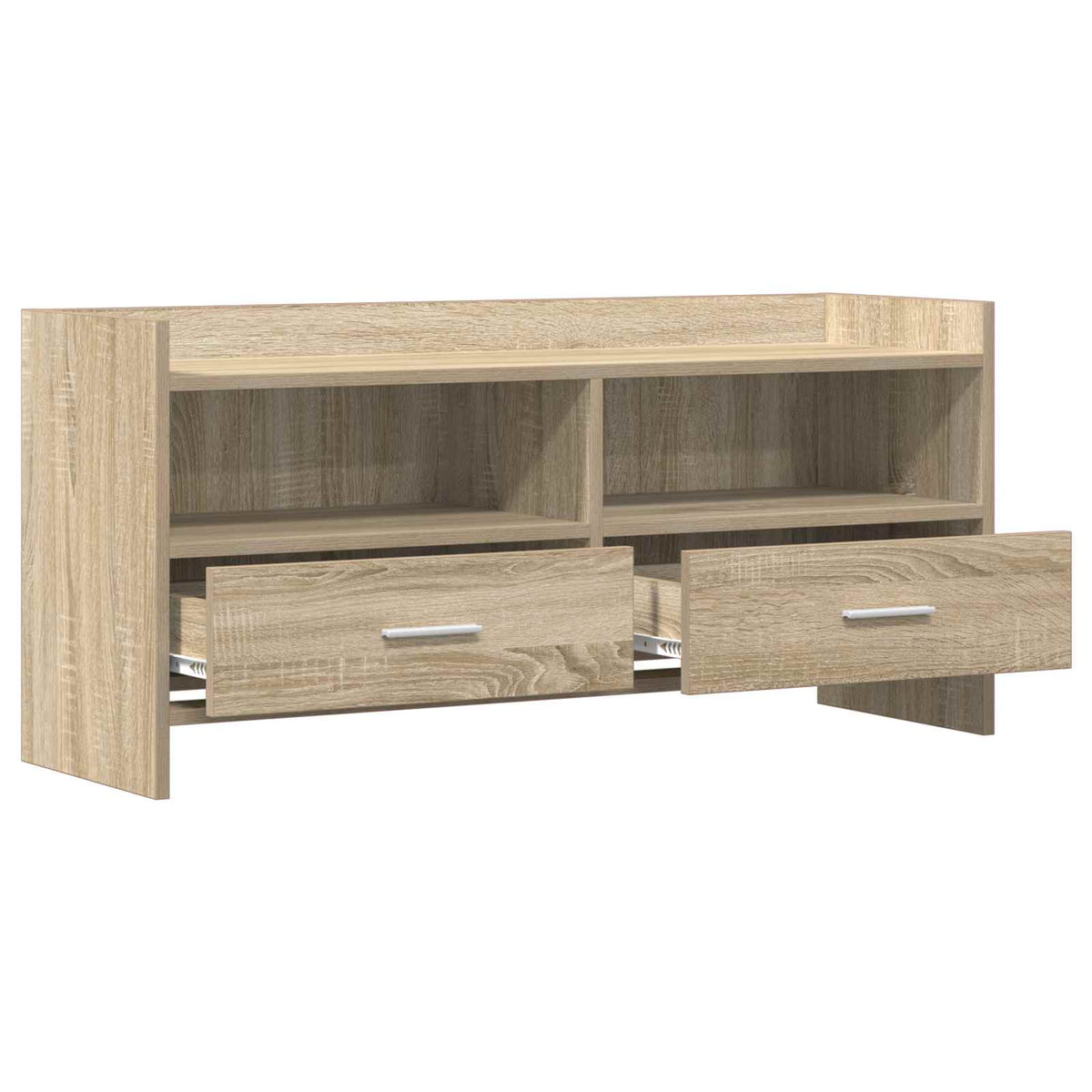 TV-skab 100 x 33 x 47 cm Sonoma-eg Konstrueret træ