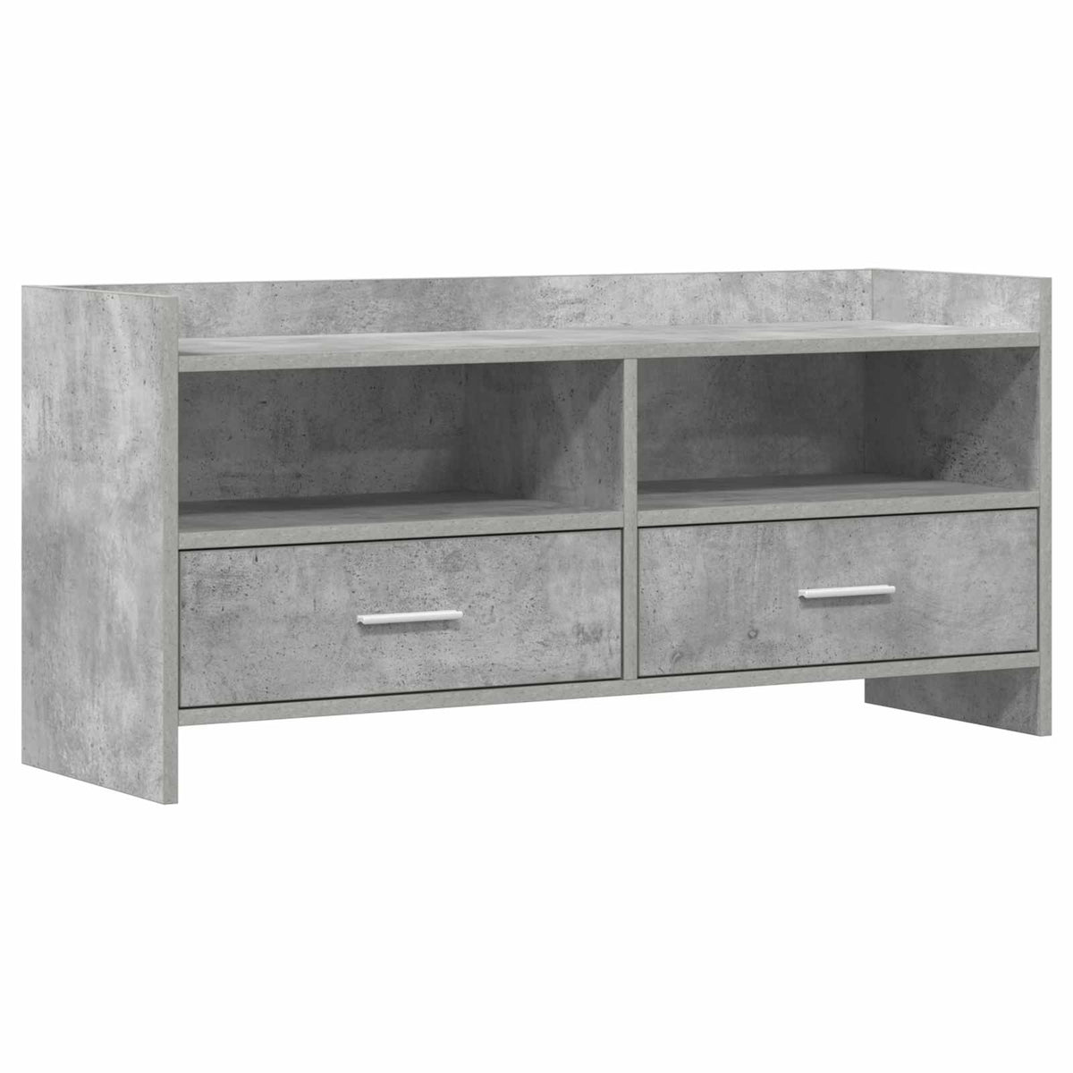 TV-skab 100 x 33 x 47 cm Betongrå Konstrueret træ