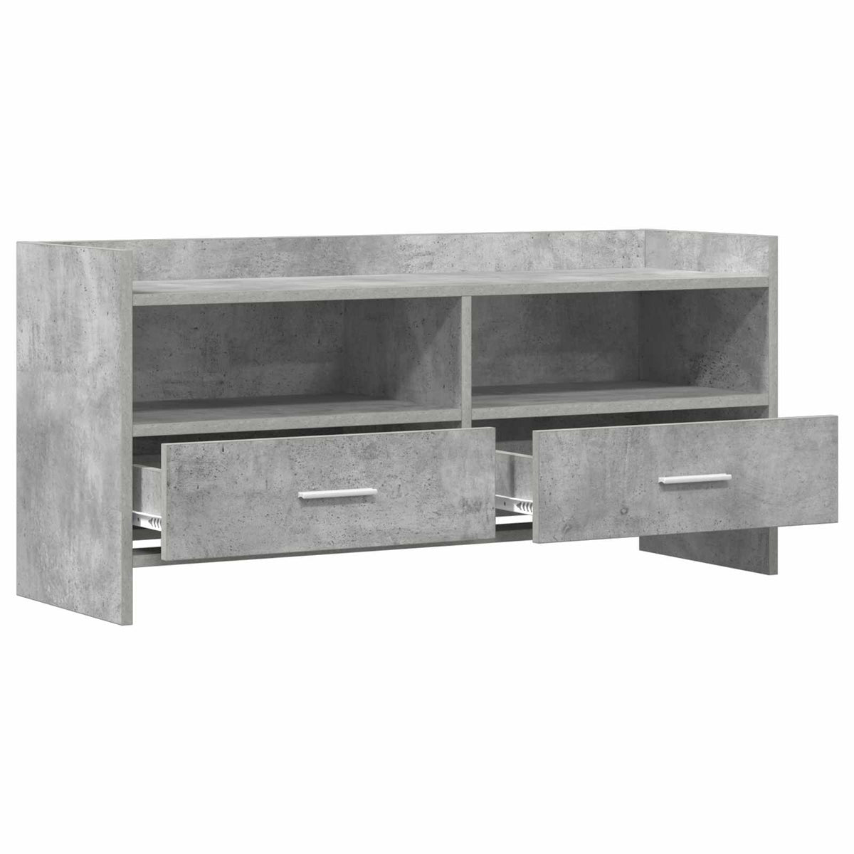 TV-skab 100 x 33 x 47 cm Betongrå Konstrueret træ