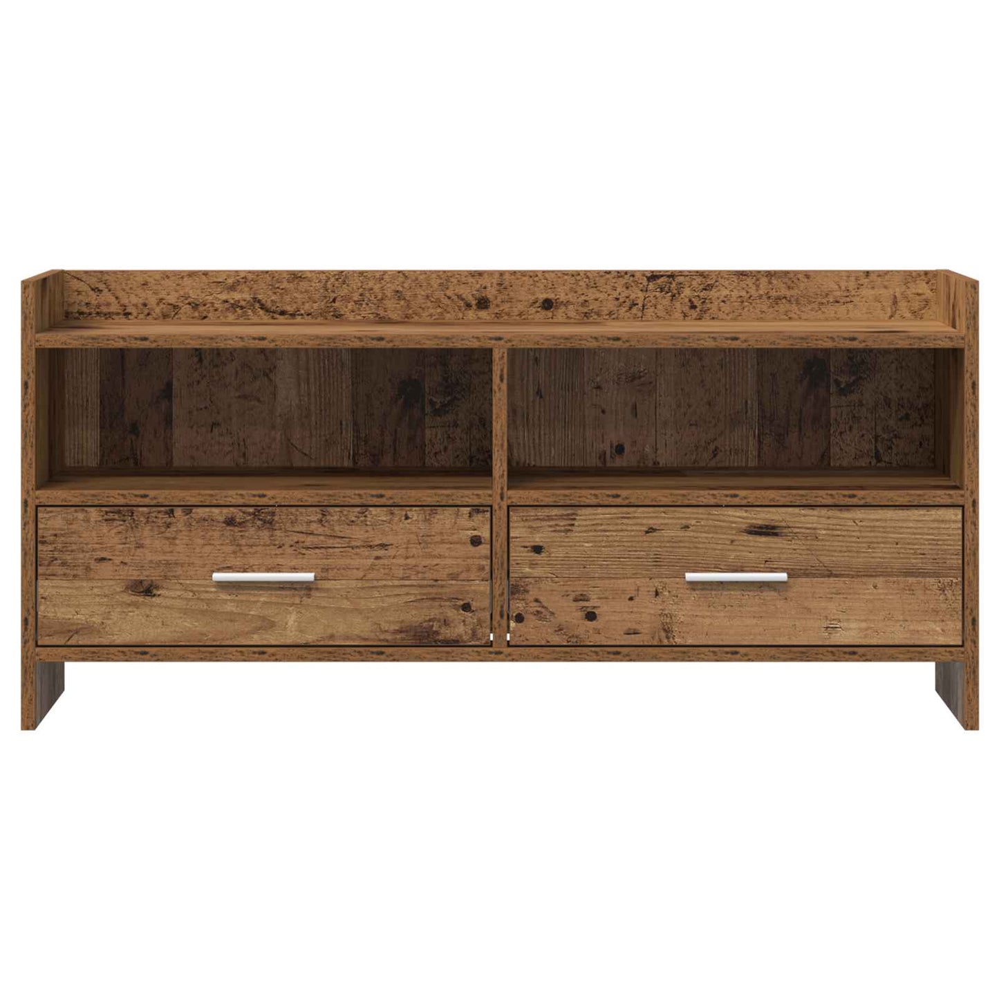 TV-skab 100 x 33 x 47 cm Gammelt træ Konstrueret træ