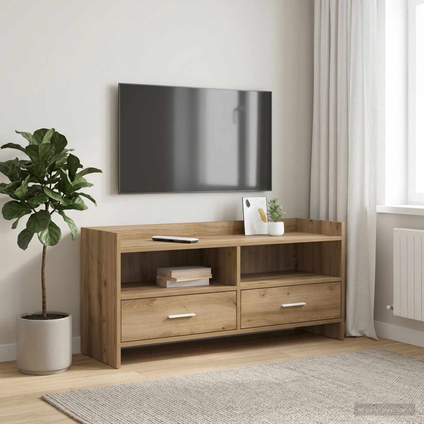 TV-skab 100 x 33 x 47 cm Artisan-eg Konstrueret træ