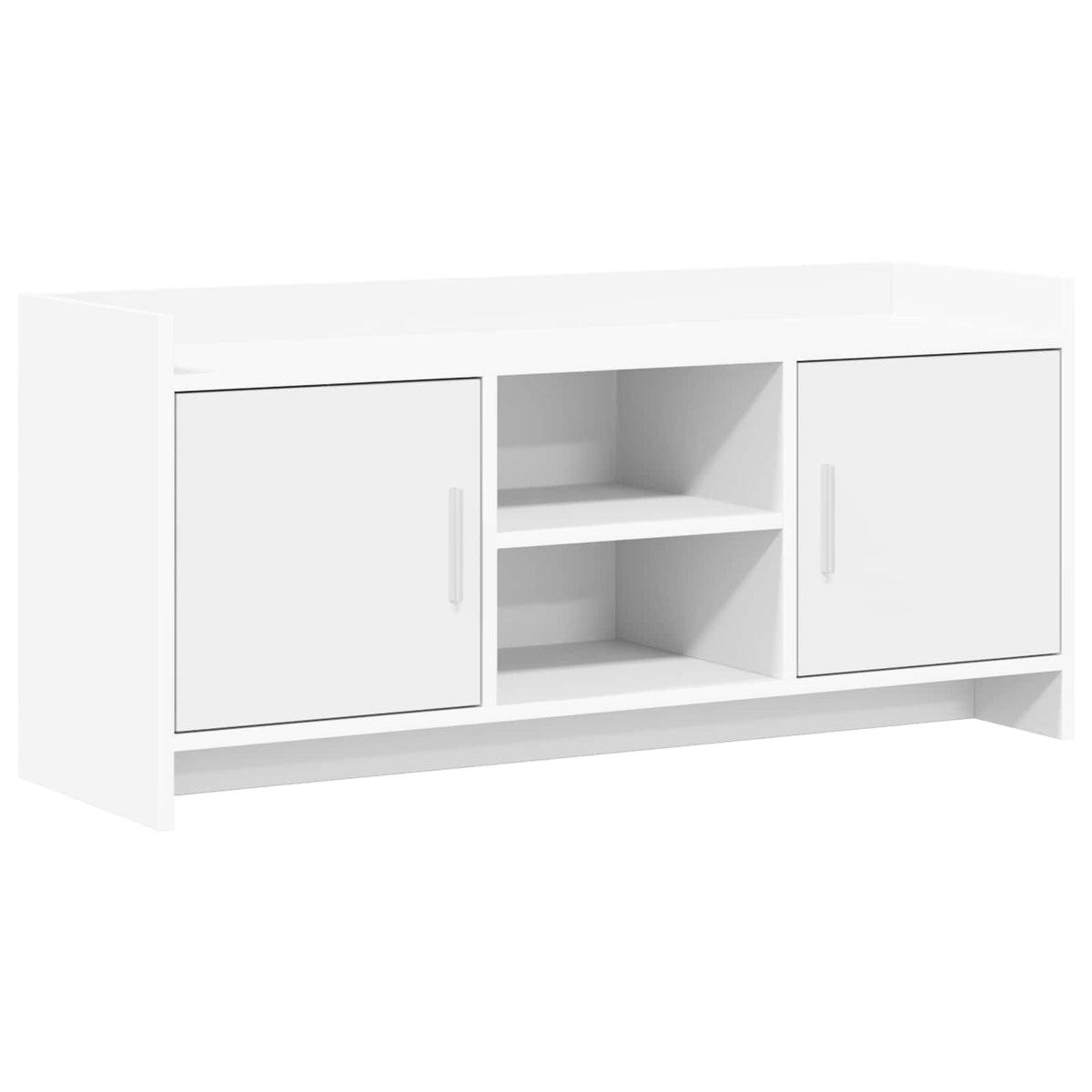 TV-skab 102 x 33 x 47 cm Hvid Konstrueret træ