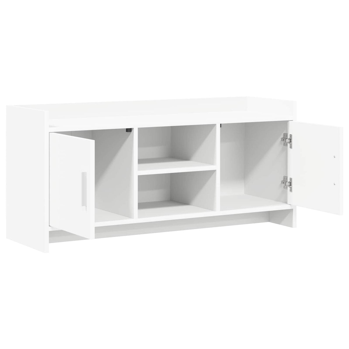 TV-skab 102 x 33 x 47 cm Hvid Konstrueret træ