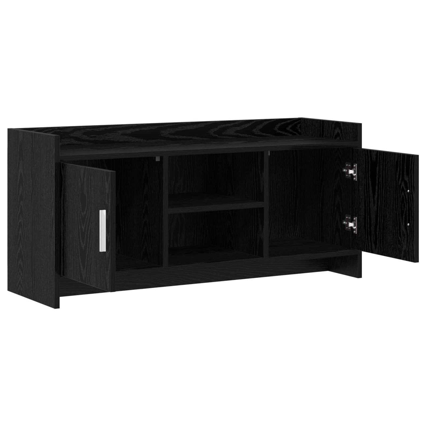 TV-skab 102 x 33 x 47 cm Sort eg Konstrueret træ