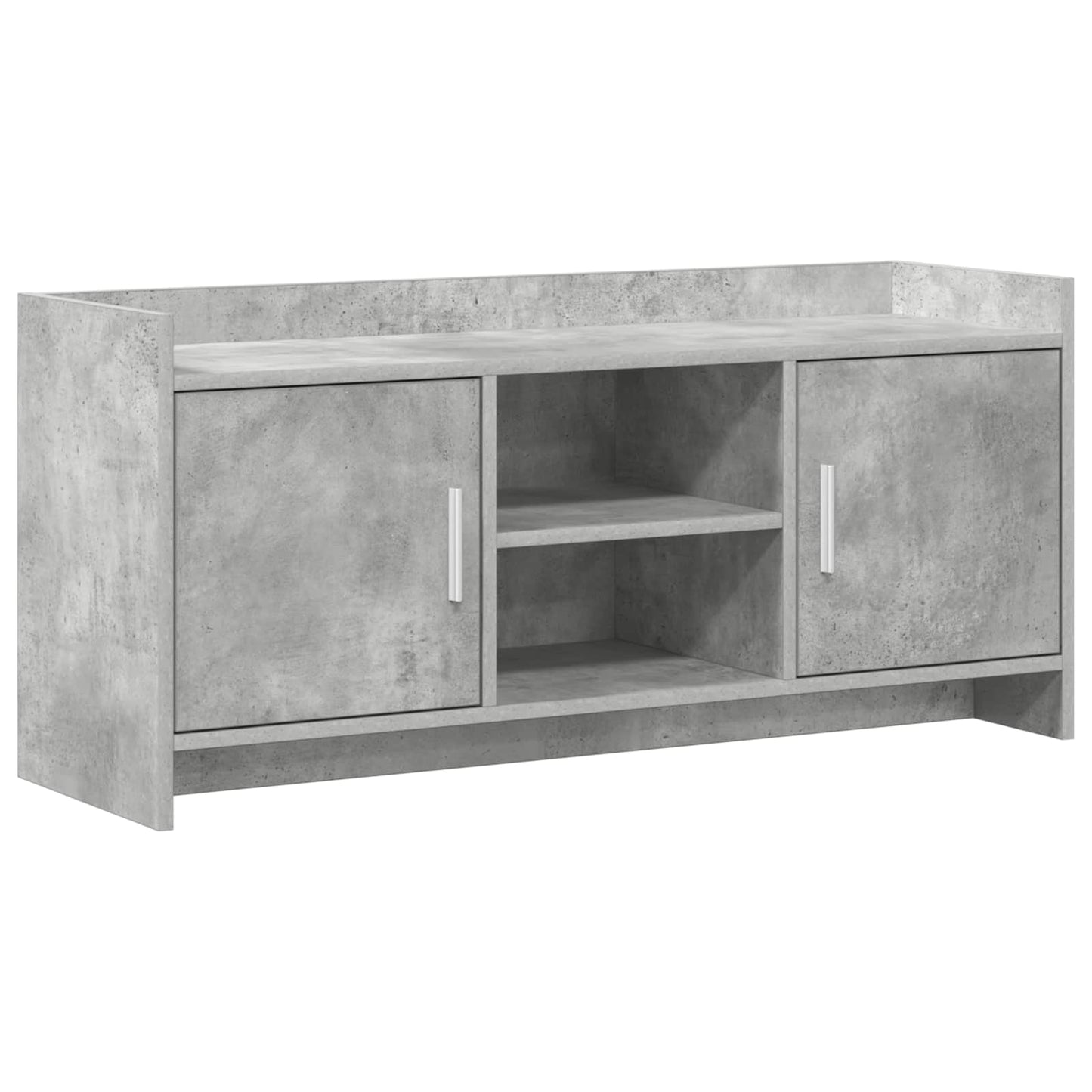 TV-skab 102 x 33 x 47 cm Betongrå Konstrueret træ