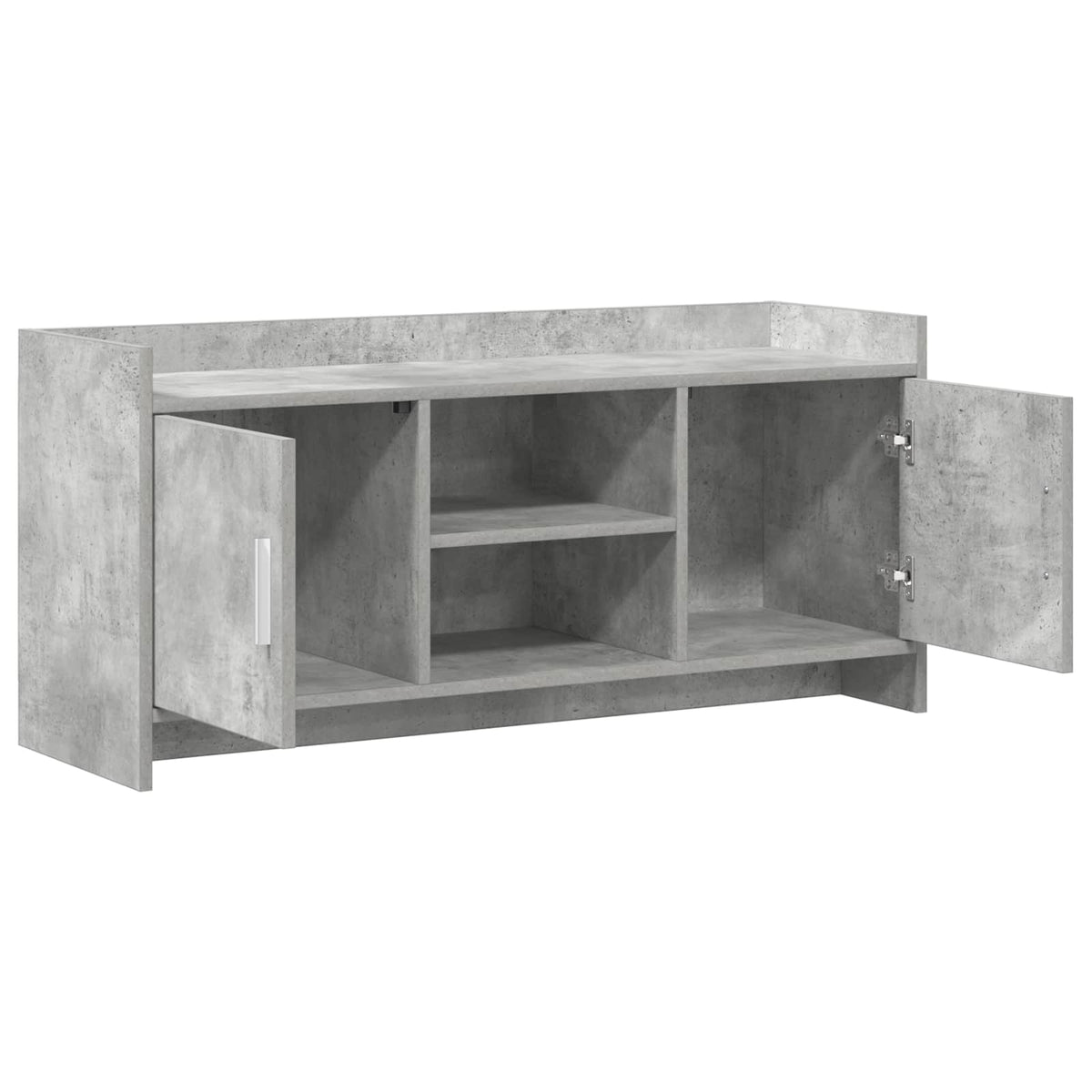 TV-skab 102 x 33 x 47 cm Betongrå Konstrueret træ